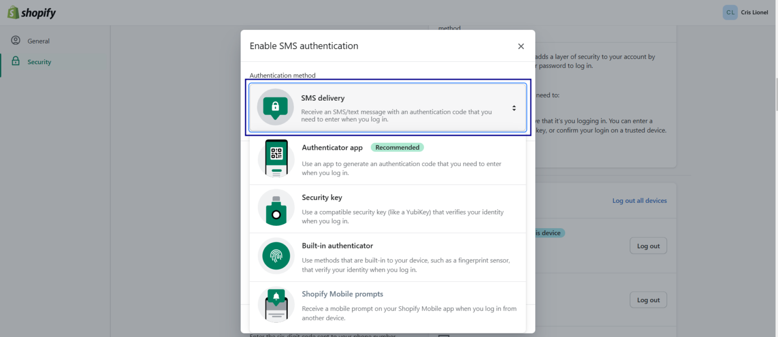 How to Enable Two-Step Authentication (2FA) for Your Shopify Staff Accounts